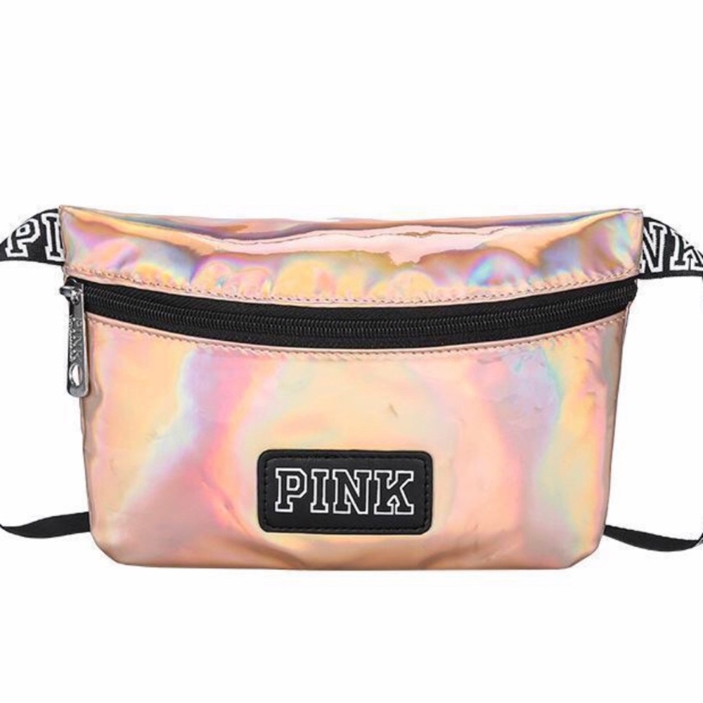 🌺PINK Holographic Fanny Pack🌺